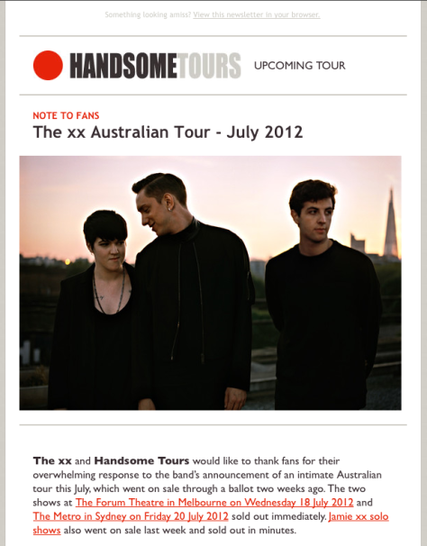 Article about handsome tour